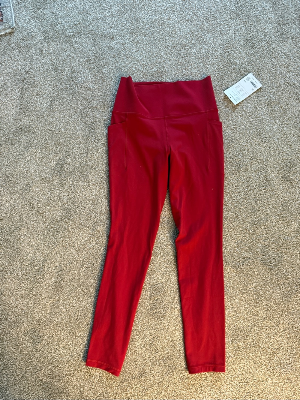 Athleta Salutation Stash High Rise Legging size small color clover berry - Picture 4 of 6